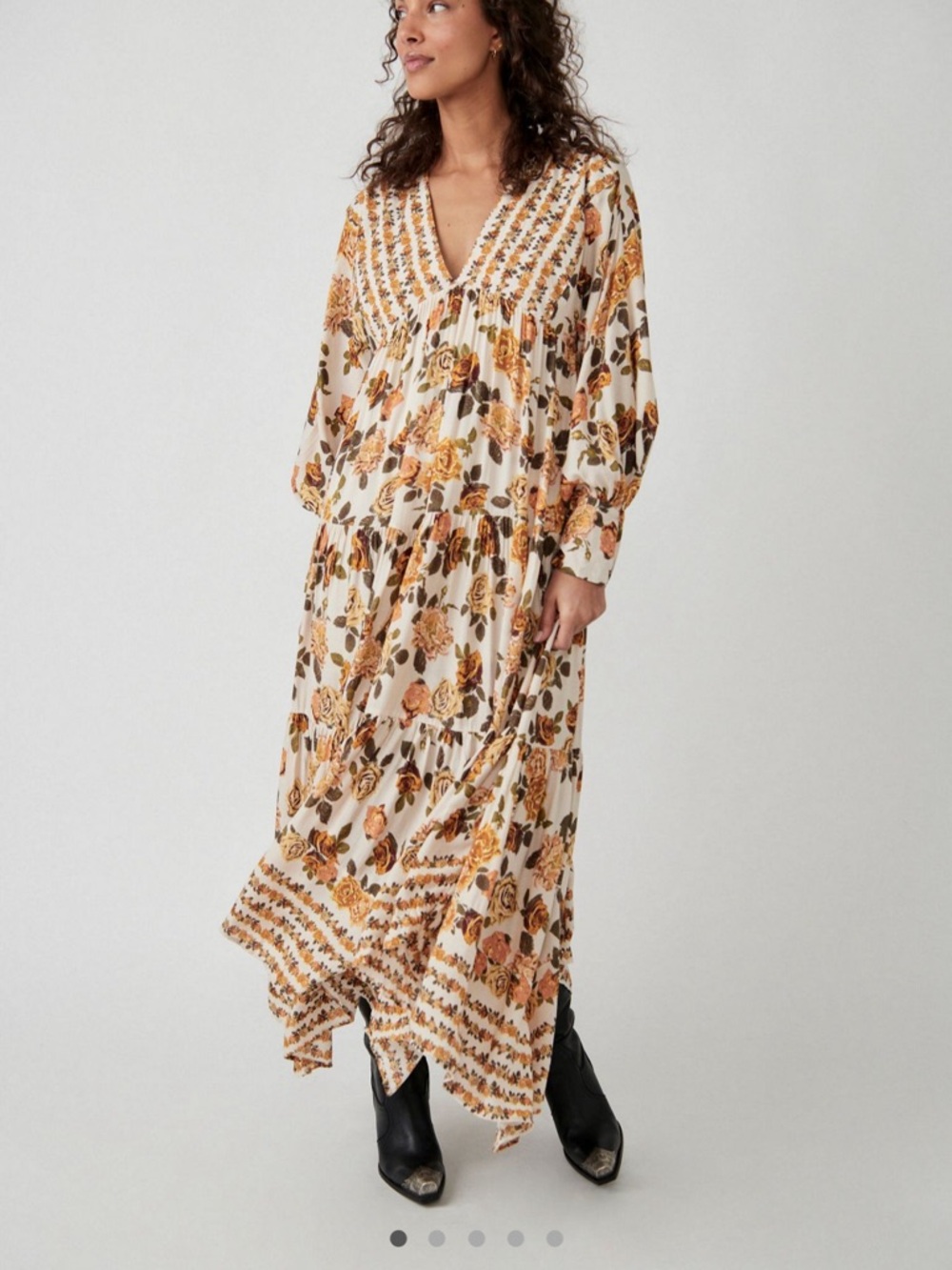 Rows of Roses Maxi Dress